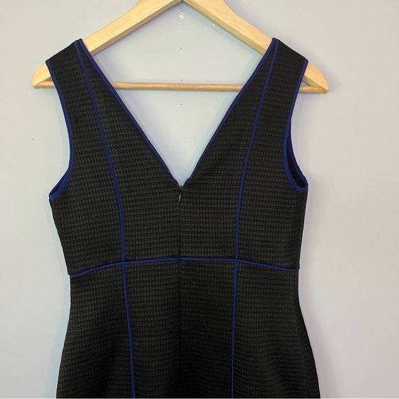 JAYGODFREY Waffle Knit Onyx Black Sleeveless Sheath Mini Dress Size 4 - Picture 11 of 16